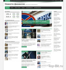 Автонаполняемый финансовый портал (Премиум)