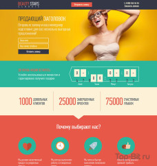 Landing Page по предоставлению услуг